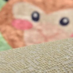 Top Square Kinderteppich Zoo - Samt / Polyester - Mehrfarbig -Teppiche populaire boutique 1000329806 220307 030 DETAILS P000000001000329806