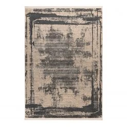 INSTYLE by Kayoom Kurzflorteppich Adeon 200 - Polypropylen - Grau - 160 x 230 cm