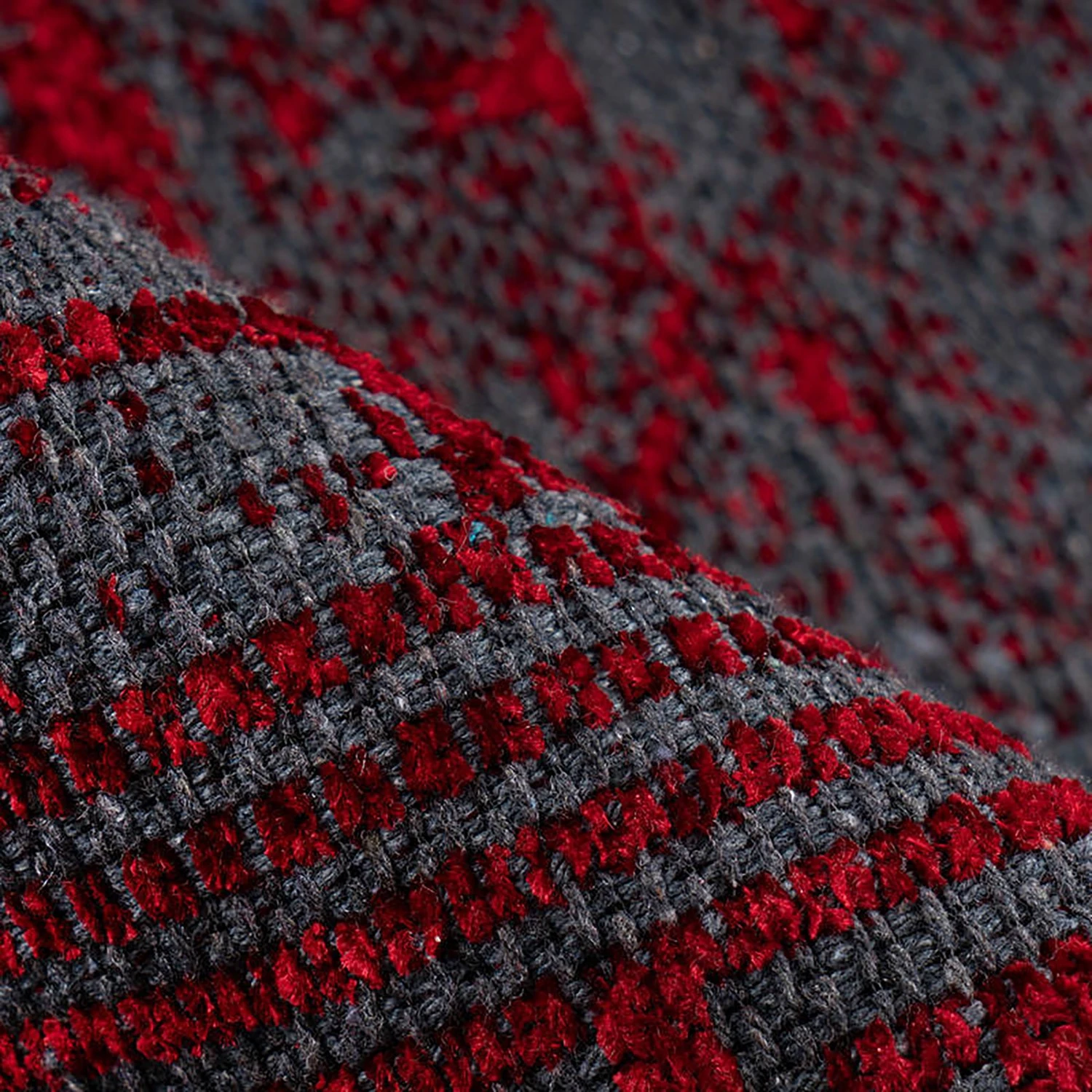 INSTYLE by Kayoom Kurzflorteppich Kalevi 300 - Polyester PVC - Rot - 160 x 230 cm 5 INSTYLE by Kayoom Kurzflorteppich Kalevi 300 - Polyester PVC - Rot - 160 x 230 cm – Bild 5