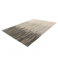 INSTYLE by Kayoom Fellteppich Ravi 300 - Rinderfell - Creme / Schwarz - 80 x 150 cm -Teppiche populaire boutique 1000334246 220303 030 DETAILS P000000001000334246