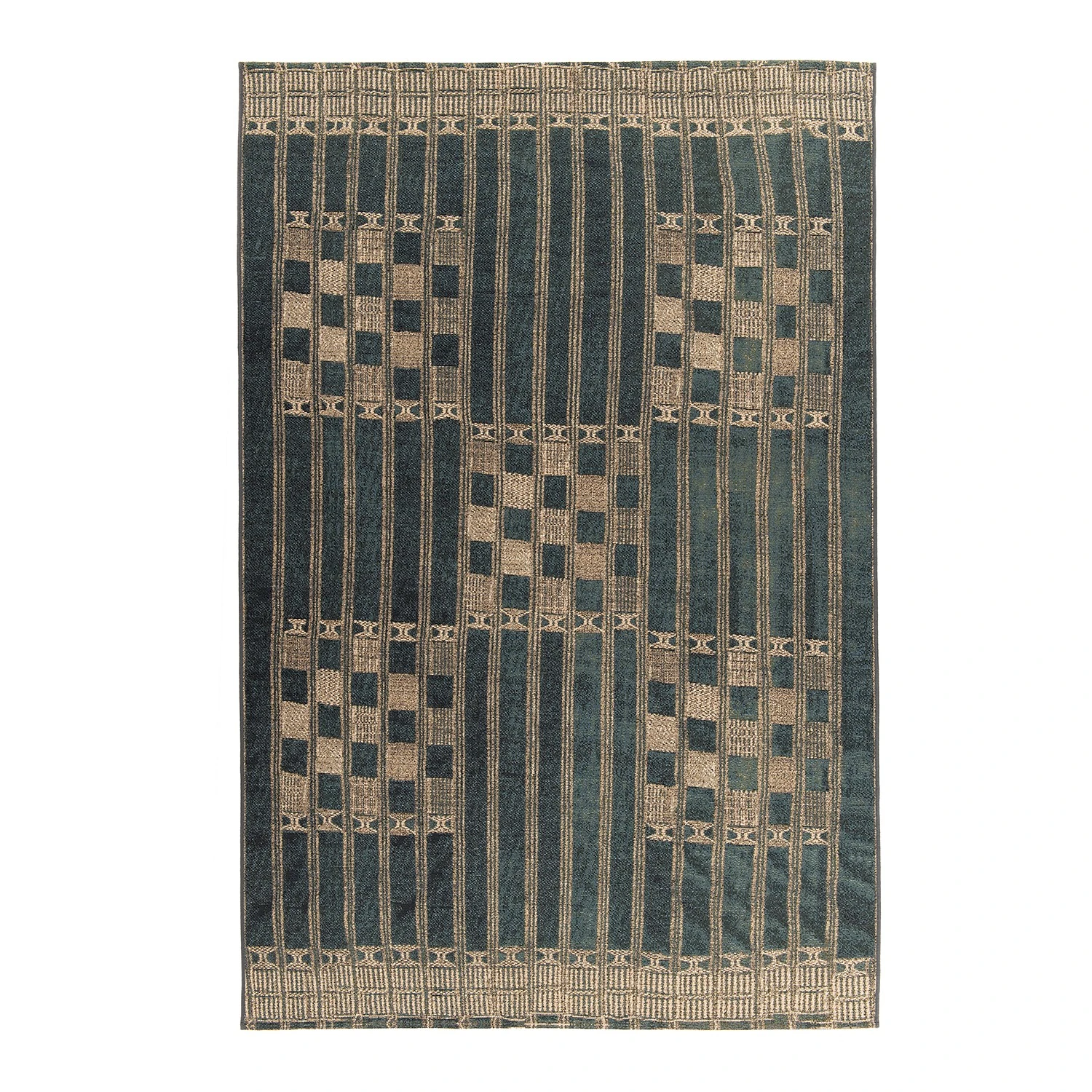 Gino Falcone Kurzflorteppich Aurora 039 - Kunstfaser - Blau - 120 x 180 cm 1 Gino Falcone Kurzflorteppich Aurora 039 - Kunstfaser - Blau - 120 x 180 cm