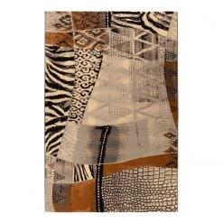 Gino Falcone Kurzflorteppich Aurora 042 - Kunstfaser - Mehrfarbig - 160 x 235 cm