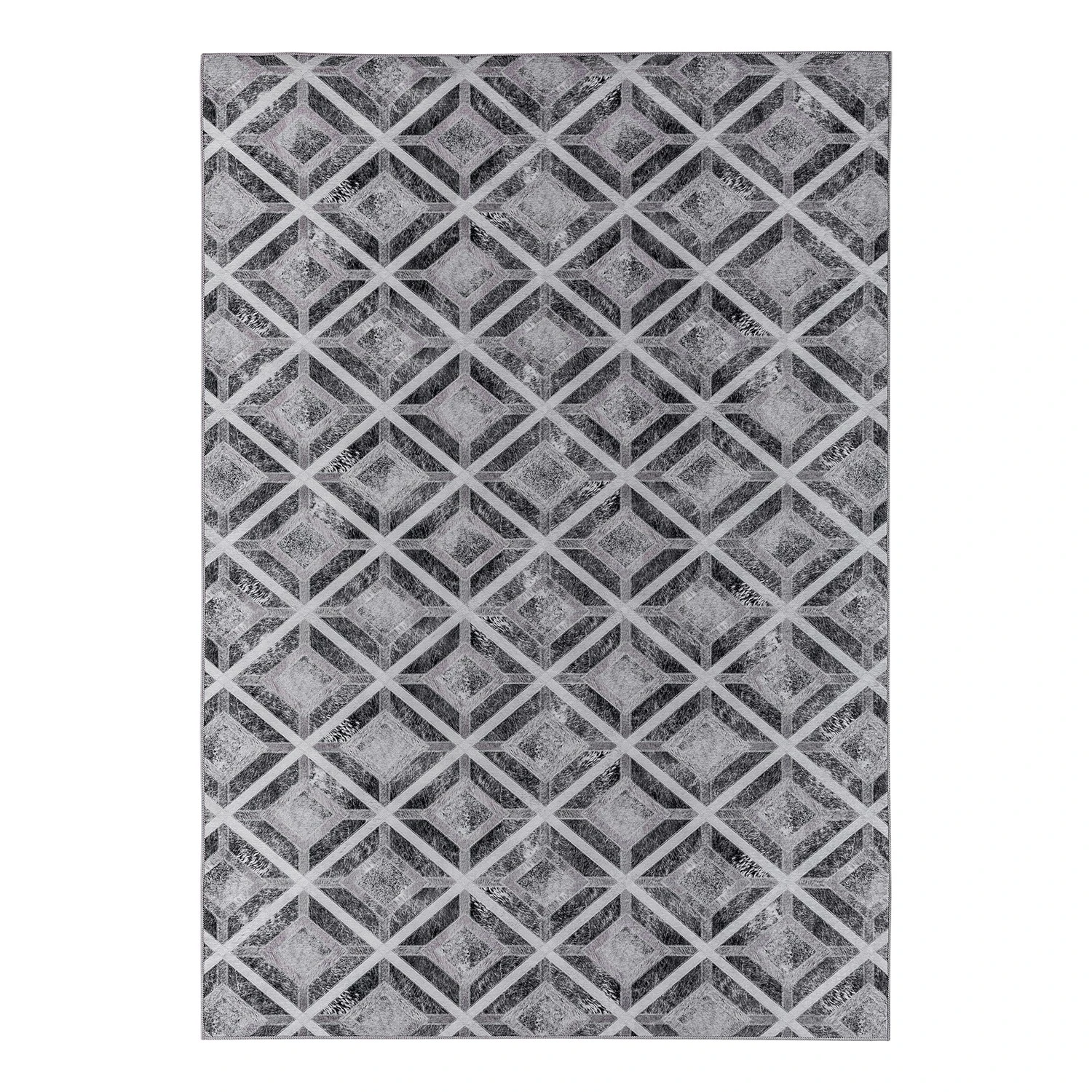 Gino Falcone Kurzflorteppich Serena I - Polyester - Grau - 50 x 80 cm 1 Gino Falcone Kurzflorteppich Serena I - Polyester - Grau - 50 x 80 cm