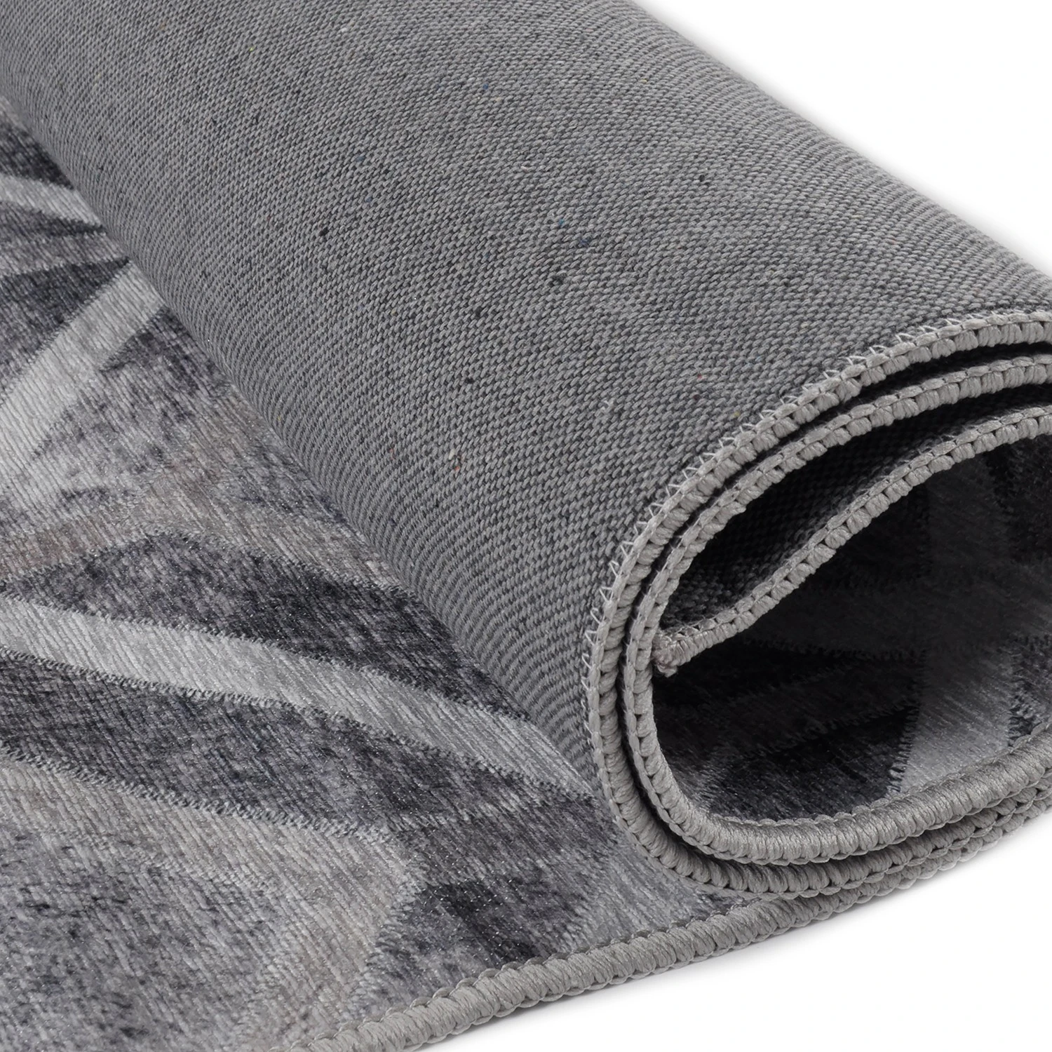 Gino Falcone Kurzflorteppich Serena I - Polyester - Grau - 50 x 80 cm 5 Gino Falcone Kurzflorteppich Serena I - Polyester - Grau - 50 x 80 cm – Bild 5