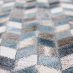 Gino Falcone Kurzflorteppich Serena VI - Polyester - Blau - 120 x 170 cm -Teppiche populaire boutique 1000334761 220301 060 DETAILS P000000001000334761