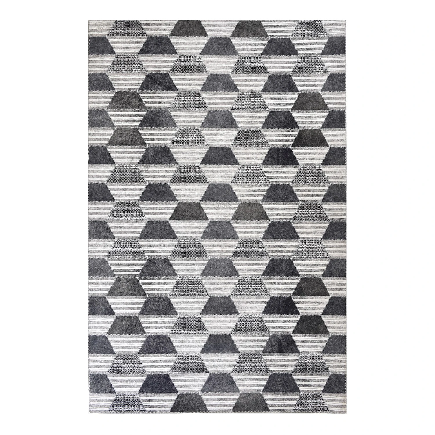 Gino Falcone Kurzflorteppich Serena V - Polyester - Grau - 50 x 80 cm 1 Gino Falcone Kurzflorteppich Serena V - Polyester - Grau - 50 x 80 cm