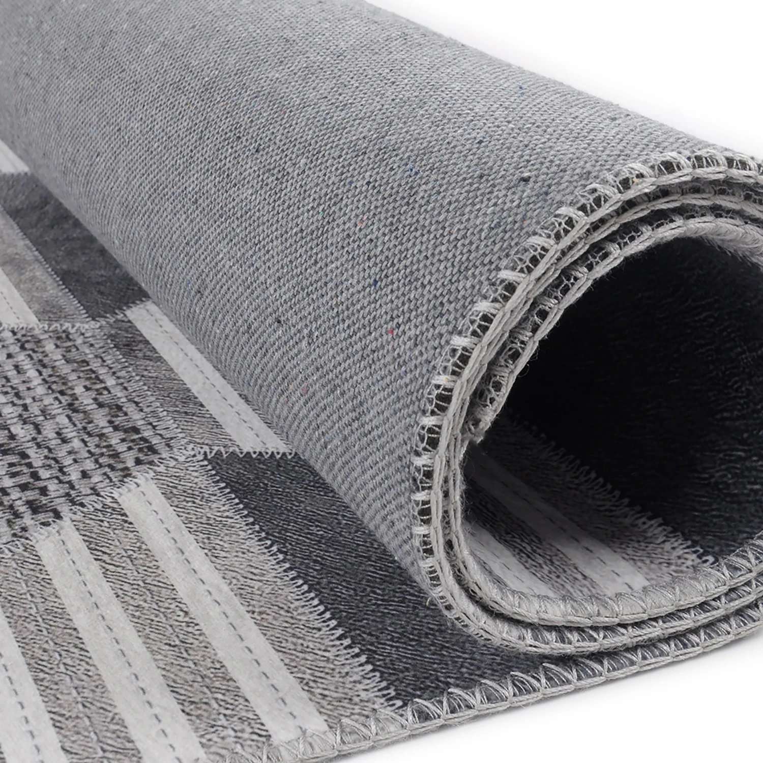 Gino Falcone Kurzflorteppich Serena V - Polyester - Grau - 50 x 80 cm 3 Gino Falcone Kurzflorteppich Serena V - Polyester - Grau - 50 x 80 cm – Bild 3