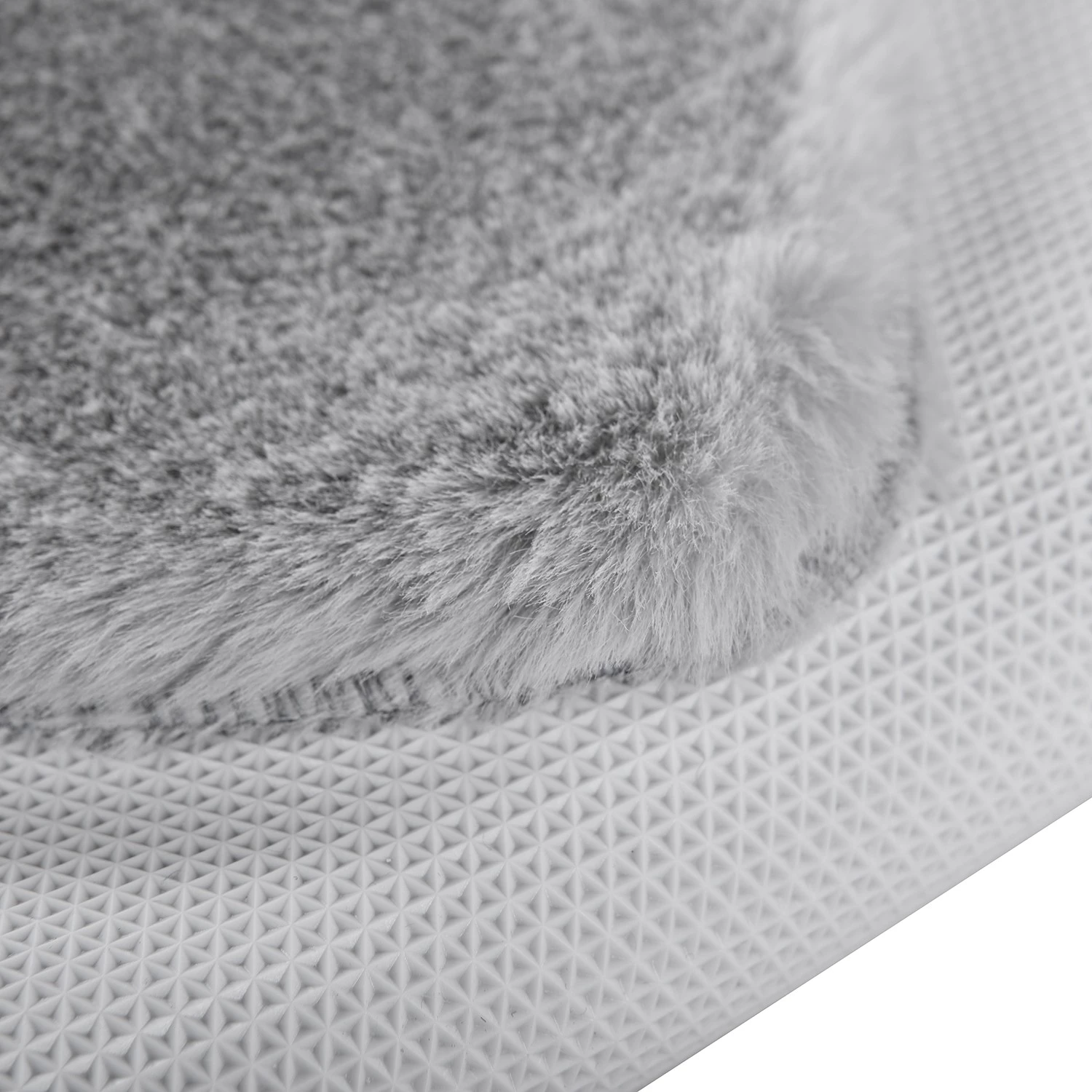 Gino Falcone Hochflorteppich Sara II - Polyester - Silber - Durchmesser: 90 cm 2 Gino Falcone Hochflorteppich Sara II - Polyester - Silber - Durchmesser: 90 cm – Bild 2