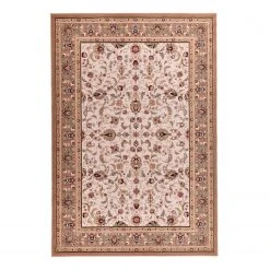 THEKO die markenteppiche Wollteppich Dolna 808 I - Schurwolle - Beige - 80 x 250 cm