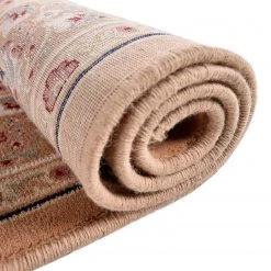 THEKO die markenteppiche Wollteppich Dolna 808 I - Schurwolle - Beige - 80 x 250 cm -Teppiche populaire boutique 1000335023 220301 040 DETAILS P000000001000335023