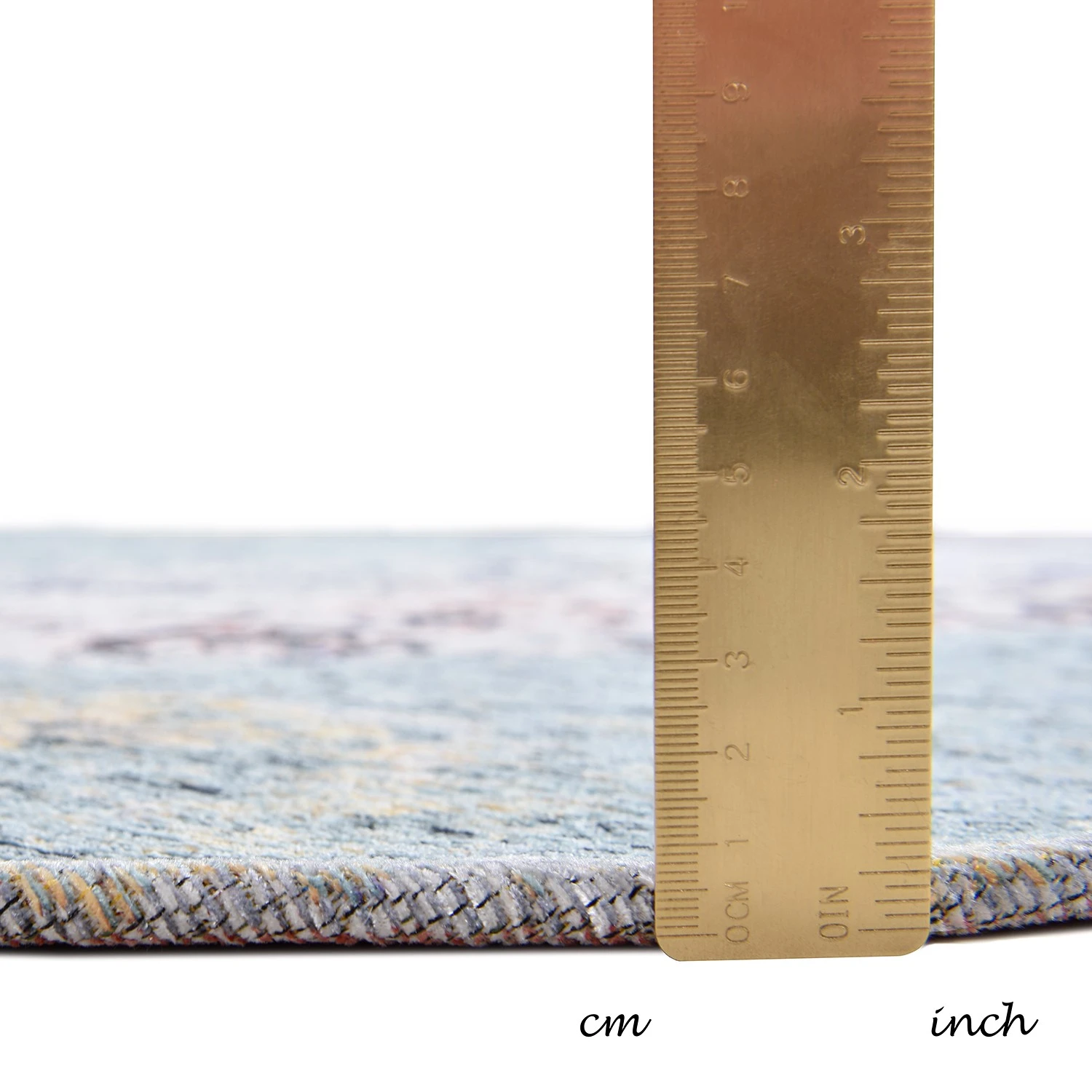 Gino Falcone Kurzflorteppich Cosima 118 I - Poylester / Baumwolle - Mehrfarbig - Durchmesser: 160 cm 4 Gino Falcone Kurzflorteppich Cosima 118 I - Poylester / Baumwolle - Mehrfarbig - Durchmesser: 160 cm – Bild 4