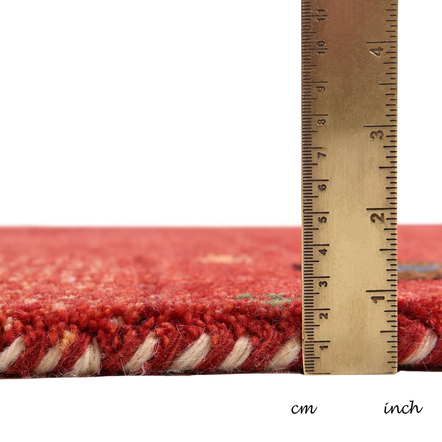 THEKO die markenteppiche Kurzflorteppich Denver 1999 II - Schurwolle - Rot - Durchmesser: 190 cm 7 THEKO die markenteppiche Kurzflorteppich Denver 1999 II - Schurwolle - Rot - Durchmesser: 190 cm – Bild 7