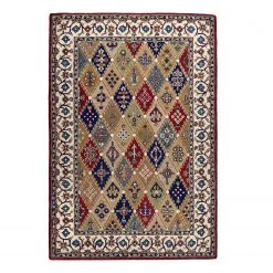 THEKO die markenteppiche Wollteppich Royal Ziegler 560 I - Schurwolle - Rot - 160 x 230 cm