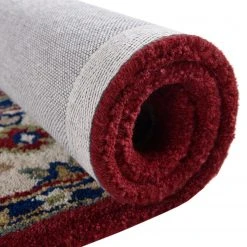 THEKO die markenteppiche Wollteppich Royal Ziegler 560 I - Schurwolle - Rot - 160 x 230 cm -Teppiche populaire boutique 1000335261 220301 040 DETAILS P000000001000335261