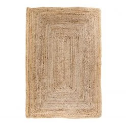 Top Square Kurzflorteppich Bombay II - Jute - 120 x 180 cm