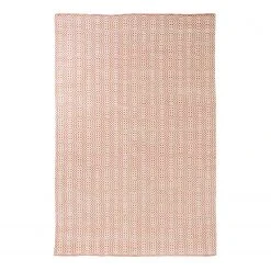 Top Square Kurzflorteppich Ibiza - Recycled PET - Koralle