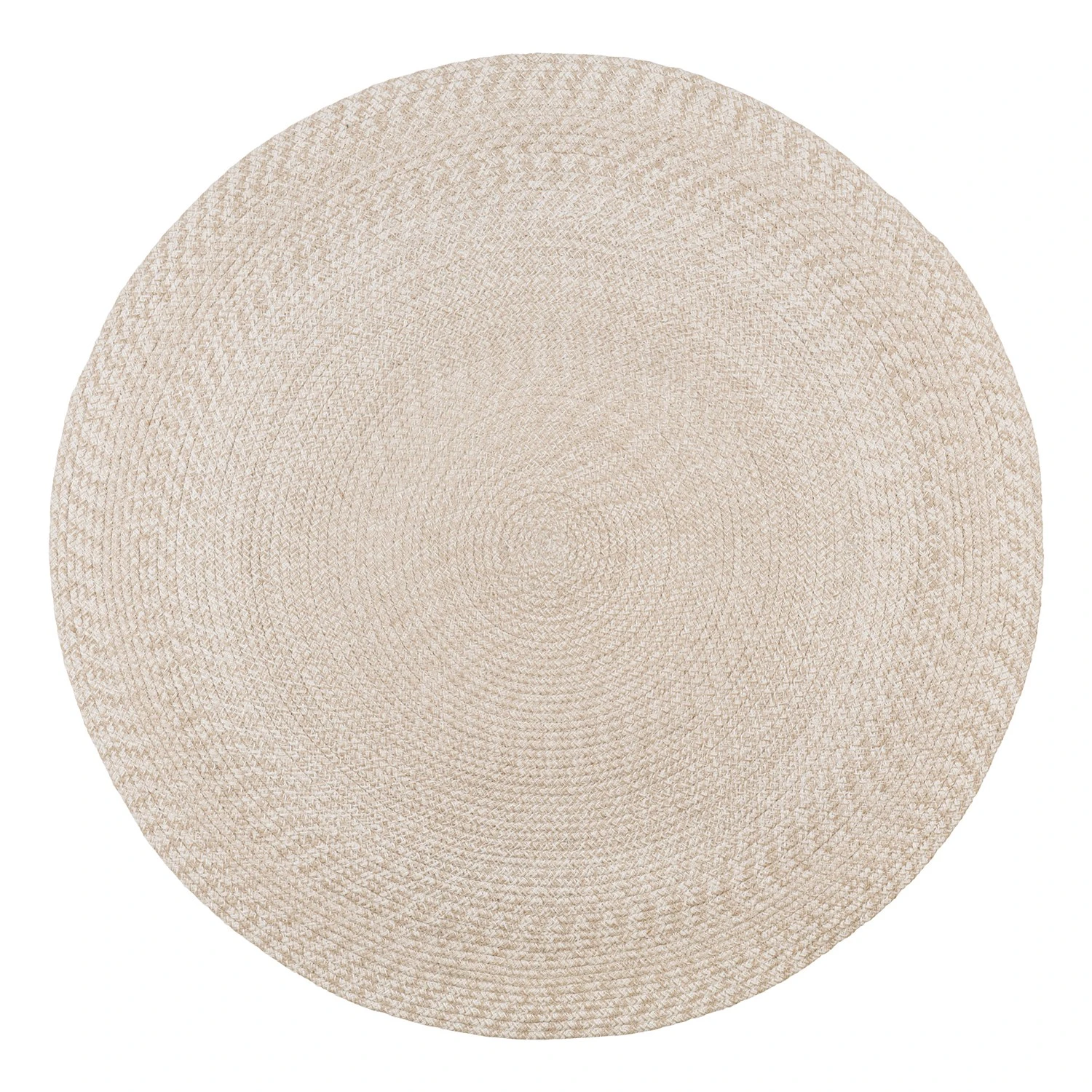 Top Square Kurzflorteppich Menorca I - Recycled PET - Sand - Durchmesser: 180 cm 1 Top Square Kurzflorteppich Menorca I - Recycled PET - Sand - Durchmesser: 180 cm