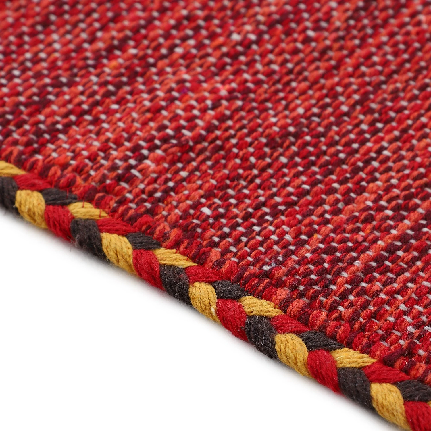 Carpetfine Flachgewebeteppich Kelim Azizi - Baumwolle - Rot - 200 x 290 cm 4 Carpetfine Flachgewebeteppich Kelim Azizi - Baumwolle - Rot - 200 x 290 cm – Bild 4