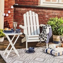 Butlers In-/ Outdoorteppich COLOUR CLASH Ethno I - Polypropylen / recyceltes Material - Grau - 120 x 180 cm -Teppiche populaire boutique 1000338251 220228 021 MOOD DETAILS P000000001000338251 mood