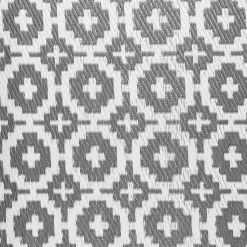 Butlers In-/ Outdoorteppich COLOUR CLASH Mosaik - Polypropylen / recyceltes Material - Grau -Teppiche populaire boutique 1000338255 220228 030 DETAILS P000000001000338255