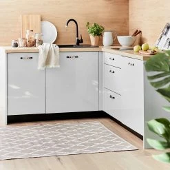 Butlers Outdoorteppich COLOUR CLASH Rauten II - Polypropylen - Natur - 118 x 180 cm -Teppiche populaire boutique 1000338262 220228 022 MOOD DETAILS P000000001000338262 mood 1