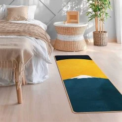 Bilderwelten Läufer/Yogamatte Sonne Mond u. Berge - Oberfläche: Kork / Unterseite: Naturkautschuk - Gelb -Teppiche populaire boutique 1000346045 220517 021 MOOD DETAILS P000000001000346045 mood