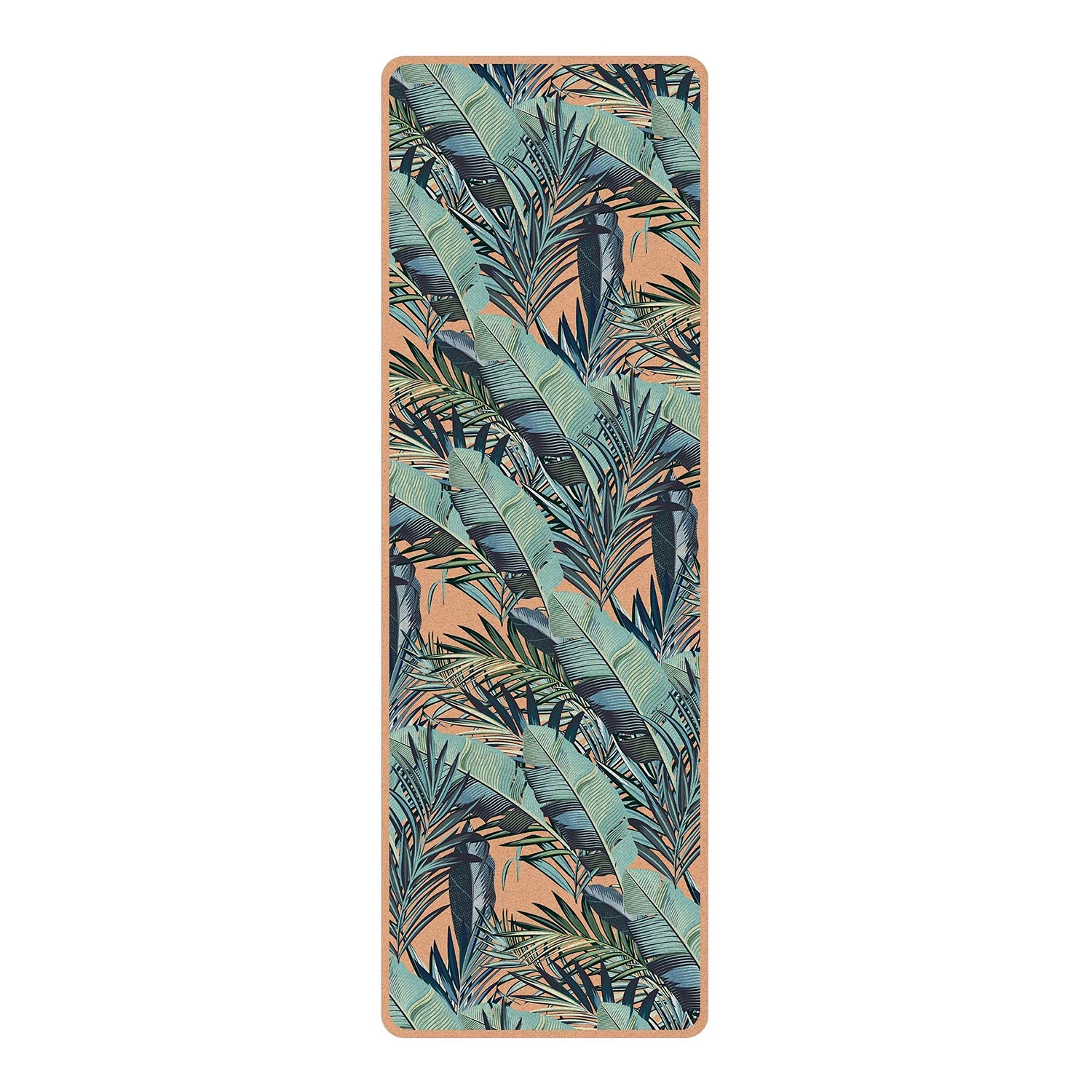 Bilderwelten Läufer/Yogamatte Blätterdschungel - Oberfläche: Kork / Unterseite: Naturkautschuk - Grün 1 Bilderwelten Läufer/Yogamatte Blätterdschungel - Oberfläche: Kork / Unterseite: Naturkautschuk - Grün