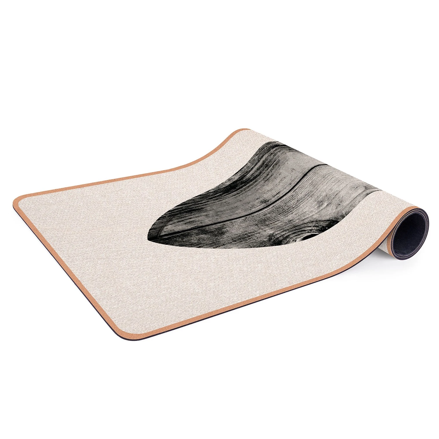 Bilderwelten Läufer/Yogamatte Surfboard - Oberfläche: Kork / Unterseite: Naturkautschuk - Schwarz / Weiß 4 Bilderwelten Läufer/Yogamatte Surfboard - Oberfläche: Kork / Unterseite: Naturkautschuk - Schwarz / Weiß – Bild 4