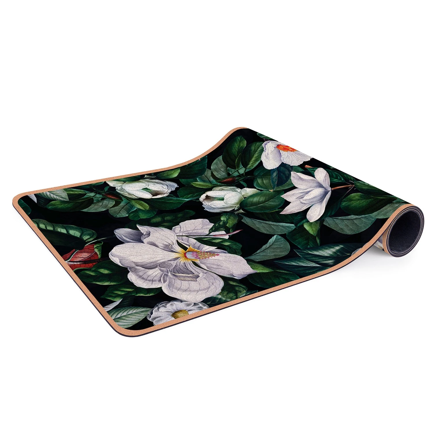 Bilderwelten Läufer/Yogamatte Tropische Nacht - Oberfläche: Kork / Unterseite: Naturkautschuk - Grün 4 Bilderwelten Läufer/Yogamatte Tropische Nacht - Oberfläche: Kork / Unterseite: Naturkautschuk - Grün – Bild 4