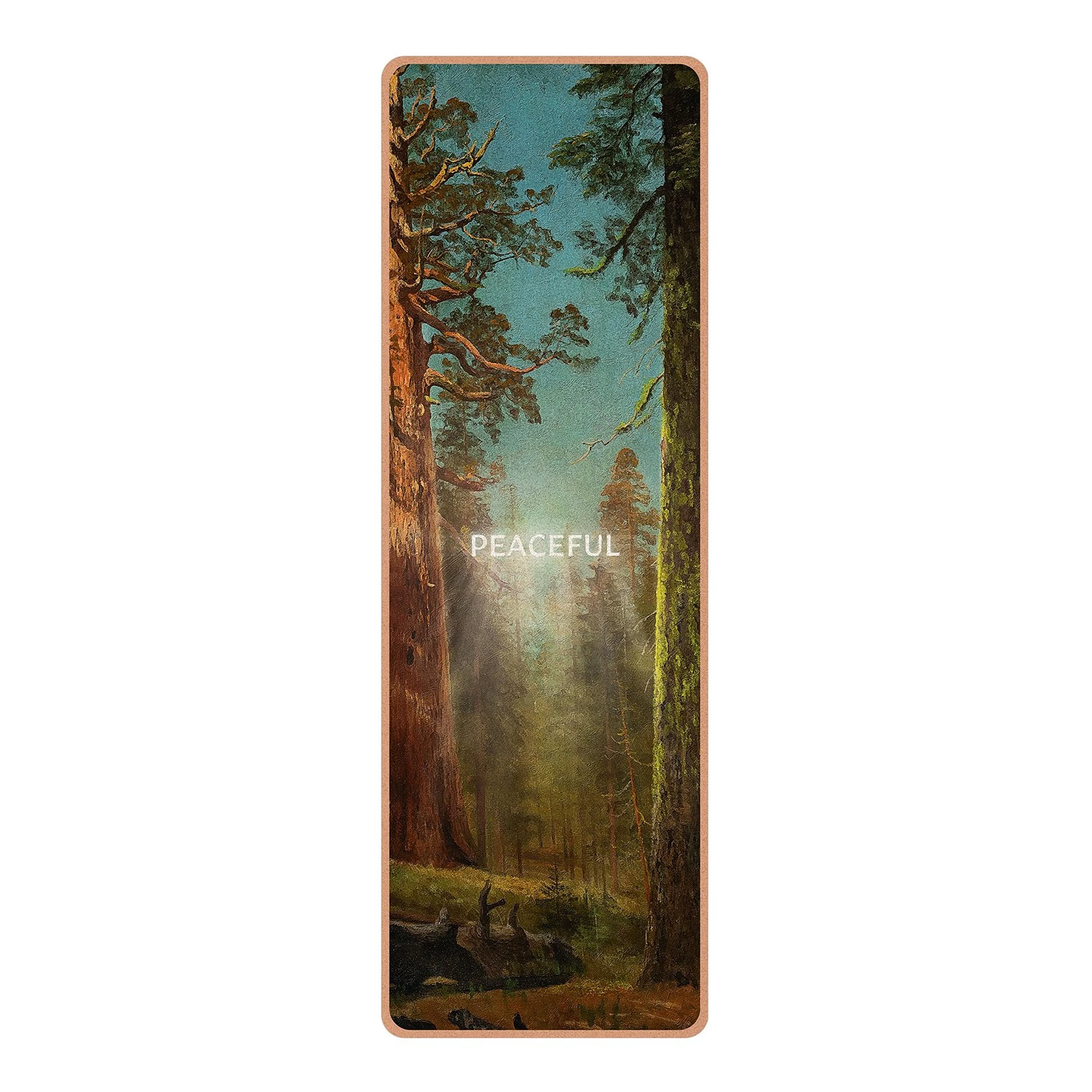 Bilderwelten Läufer/Yogamatte Peaceful - Oberfläche: Kork / Unterseite: Naturkautschuk - Grün 1 Bilderwelten Läufer/Yogamatte Peaceful - Oberfläche: Kork / Unterseite: Naturkautschuk - Grün