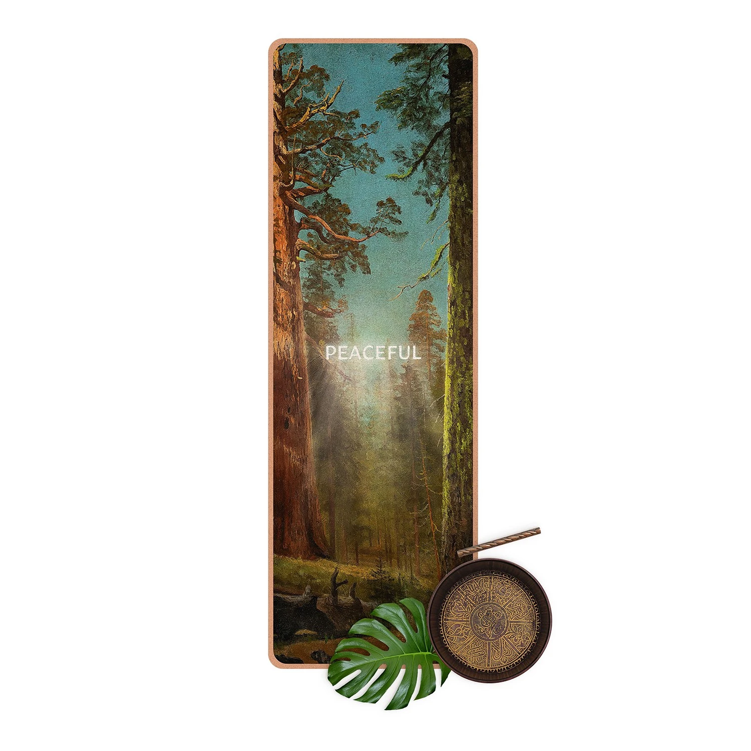 Bilderwelten Läufer/Yogamatte Peaceful - Oberfläche: Kork / Unterseite: Naturkautschuk - Grün 5 Bilderwelten Läufer/Yogamatte Peaceful - Oberfläche: Kork / Unterseite: Naturkautschuk - Grün – Bild 5