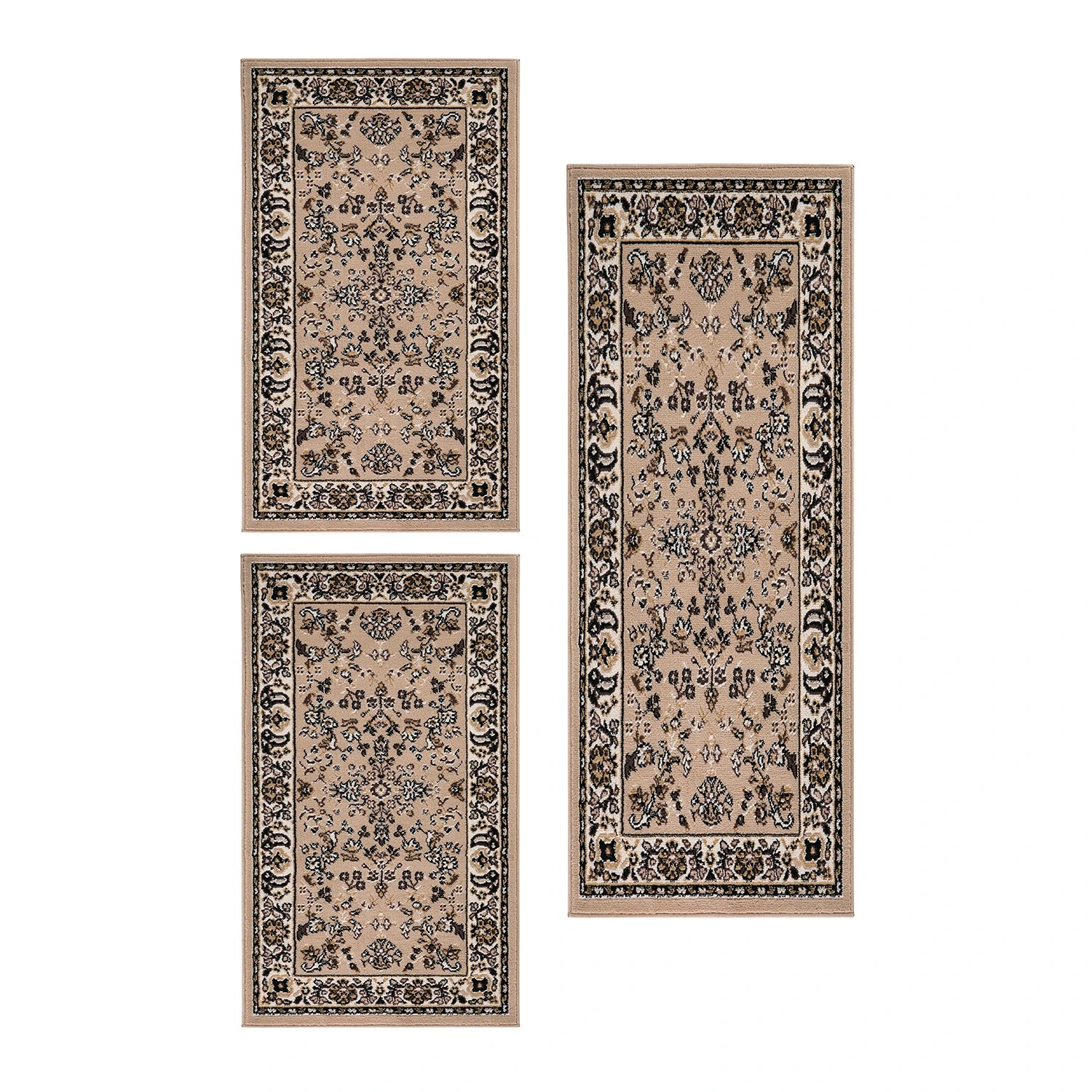 Andiamo Bettumrandung Orient (3-teilig) - Polypropylen - Beige 1 Andiamo Bettumrandung Orient (3-teilig) - Polypropylen - Beige