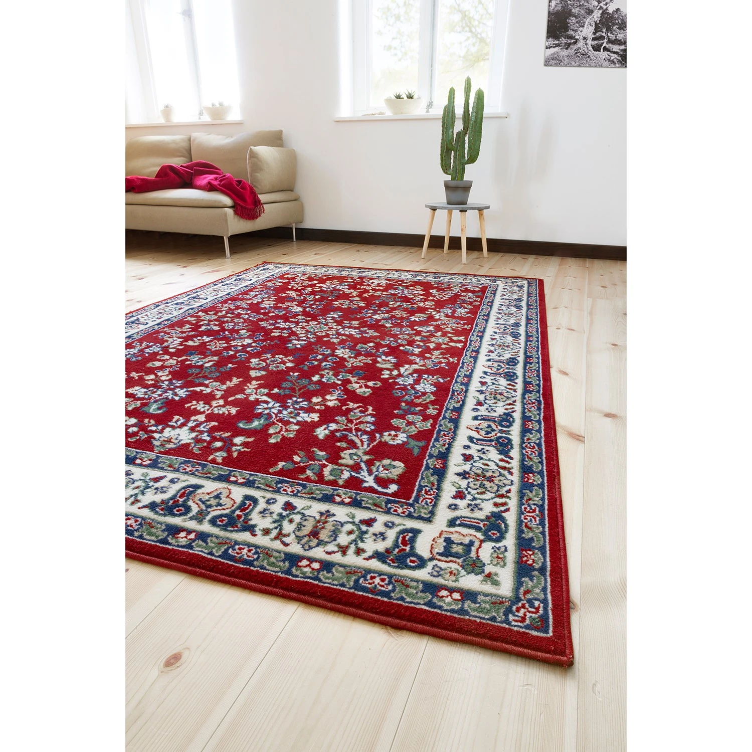 Andiamo Kurzflorteppich Orient I - Polypropylen - Rot - 200 x 290 cm 3 Andiamo Kurzflorteppich Orient I - Polypropylen - Rot - 200 x 290 cm – Bild 3
