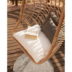 Top Square In-/Outdoorteppich Rodhe - Polyethylenterephthalat - Dunkelgrau - Durchmesser: 100 cm -Teppiche populaire boutique 1000352242 220609 021 MOOD DETAILS P000000001000352242 mood
