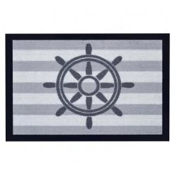 Hanse Home Fußmatte Wheel - Polyamide - Anthrazit