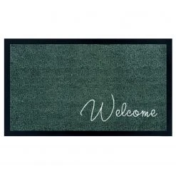 Top Square Fußmatte Welcome I - Polyamide - Grün