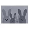 Hanse Home Fußmatte Bunny Family - Polyamide - Creme
