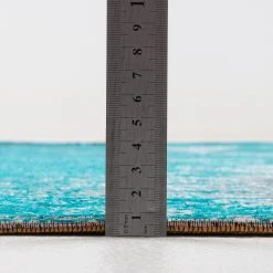 SANSIBAR Kurzflorteppich Keitum 011 I - Polyester / Baumwolle - Blau - 160 x 230 cm 13 SANSIBAR Kurzflorteppich Keitum 011 I - Polyester / Baumwolle - Blau - 160 x 230 cm -Teppiche populaire boutique 1000361386 220707 080 DETAILS P000000001000361386