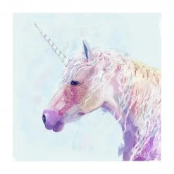 Bilderwelten Mystisches Einhorn II - 80 x 80 cm - Durchmesser: 80 cm