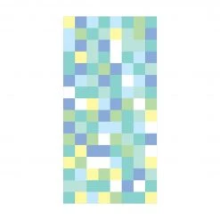 Bilderwelten Buntes Mosaik Spielwiese - 70 x 140 cm - Durchmesser: 140 cm