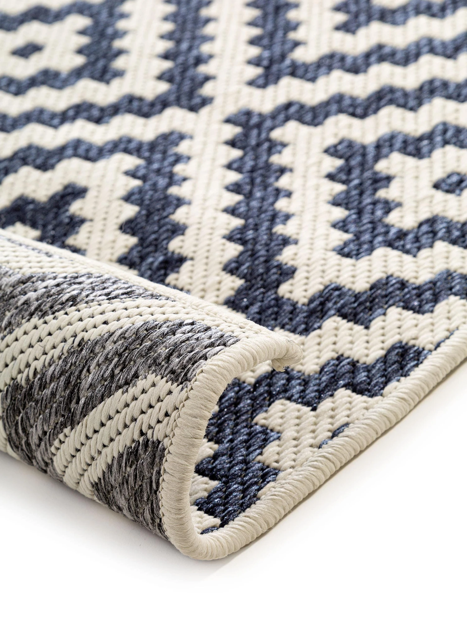 Benuta Wendeteppich Terrazzo - Grau - Blau - 140 x 200 cm 6 Benuta Wendeteppich Terrazzo - Grau - Blau - 140 x 200 cm – Bild 6