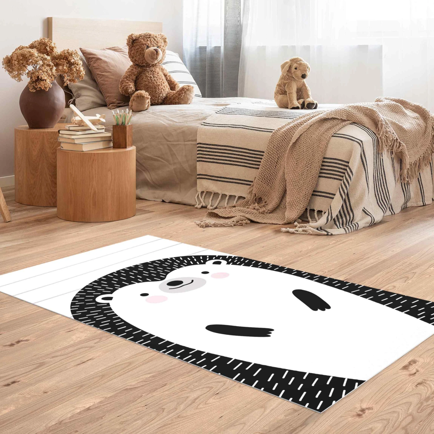 Bilderwelten Tierpark mit Mustern - Igel - 40 x 80 cm - Durchmesser: 80 cm 3 Bilderwelten Tierpark mit Mustern - Igel - 40 x 80 cm - Durchmesser: 80 cm – Bild 3