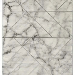 Onloom Teppich Marmor - Grau - 160 x 230 cm