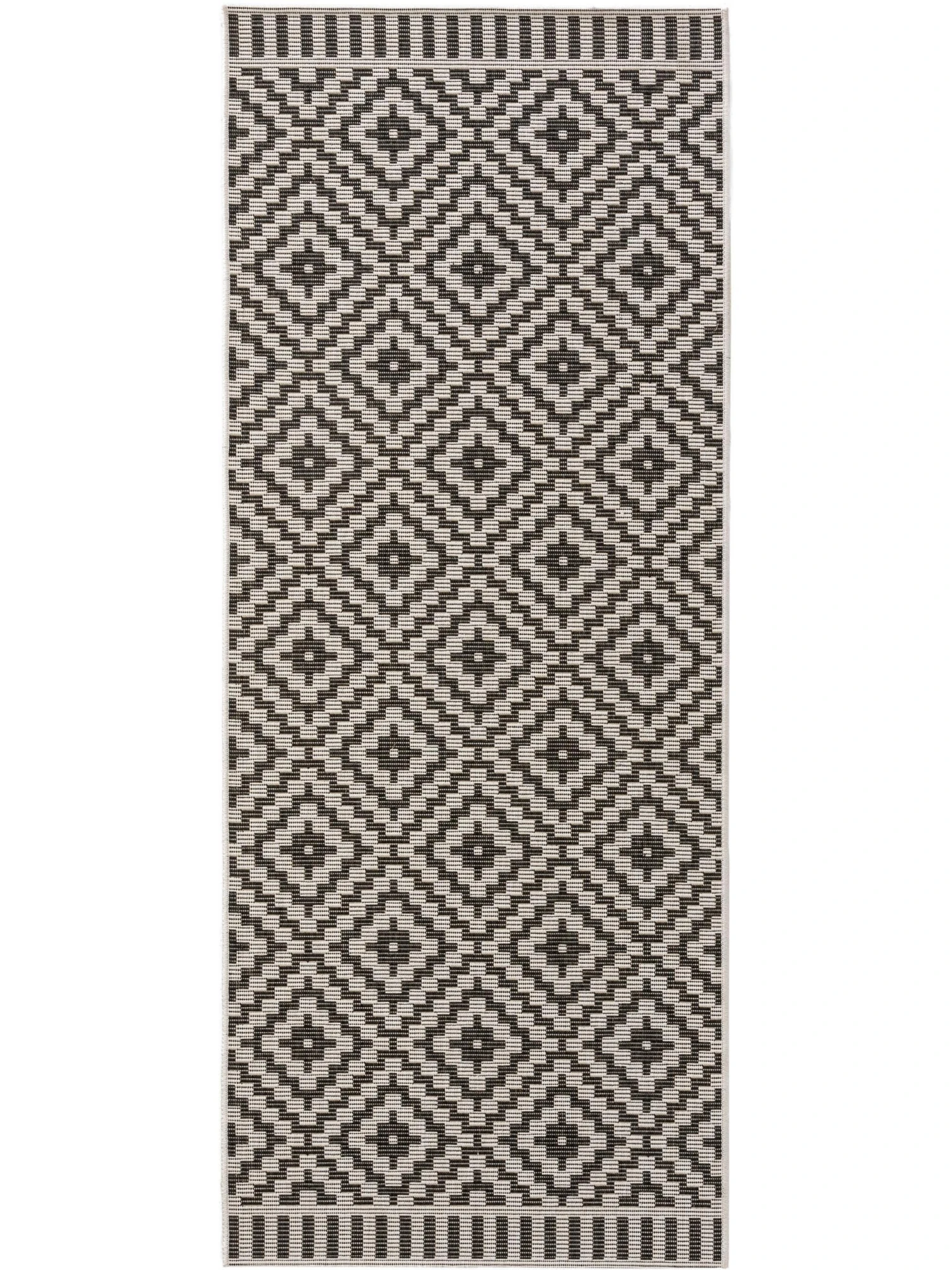 Benuta In- & Outdoor-Teppich Metro - Schwarz - Weiß 1 Benuta In- & Outdoor-Teppich Metro - Schwarz - Weiß