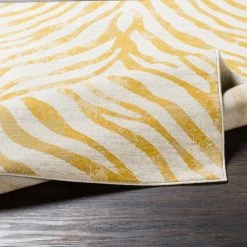 Surya Geometrisch-Teppich KIGALI - Gelb - 157 x 213 cm -Teppiche populaire boutique 3e07e580379946e8ae8190d8cef2130e