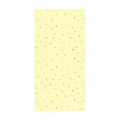 Bilderwelten Bunte Pastelldreiecke auf Gelb - 80 x 160 cm - Durchmesser: 160 cm