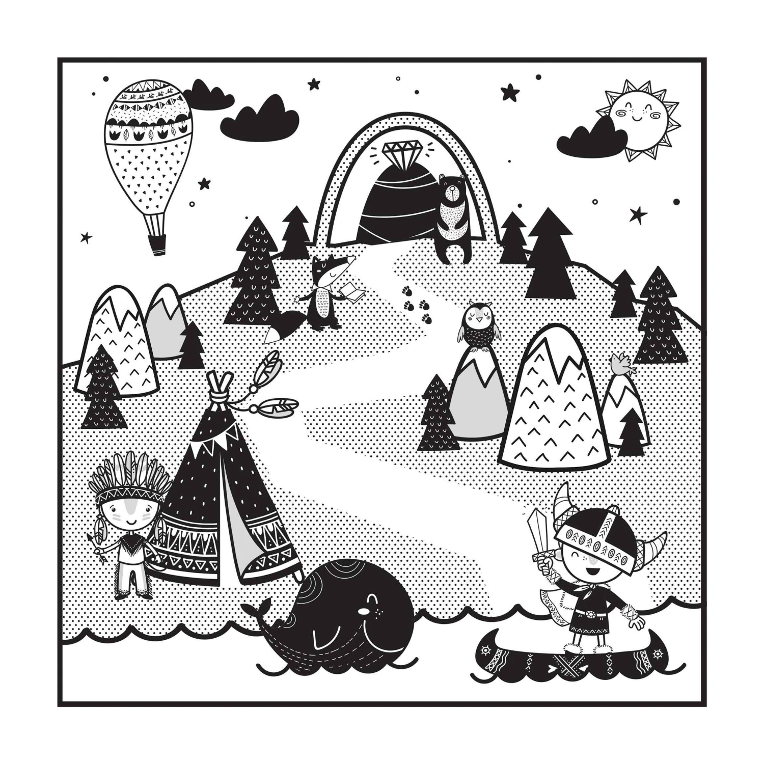 Bilderwelten Wikinger - Die Eroberung des Diamanten - 160 x 160 cm - Durchmesser: 160 cm 1 Bilderwelten Wikinger - Die Eroberung des Diamanten - 160 x 160 cm - Durchmesser: 160 cm