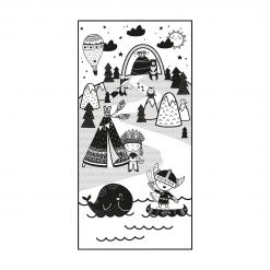 Bilderwelten Wikinger - Die Eroberung des Diamanten - 150 x 300 cm - Durchmesser: 300 cm