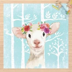 Bilderwelten Aquarell Schaf Türkis - 160 x 160 cm - Durchmesser: 160 cm 10 Bilderwelten Aquarell Schaf Türkis - 160 x 160 cm - Durchmesser: 160 cm -Teppiche populaire boutique 4d43d27f7a6f408782281e73ea37c28d