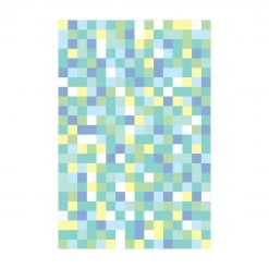 Bilderwelten Buntes Mosaik Spielwiese - 80 x 120 cm - Durchmesser: 120 cm